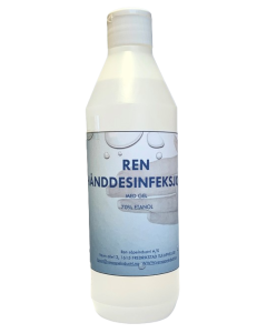 Ren Hånddesinfeksjon m/gel 500 ml 20 stk/krt