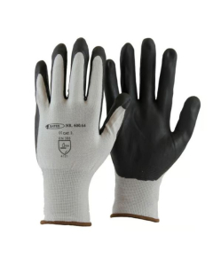 Mekanikerhanske Grå/Sort Str. 7 600.61 12par/bnt B