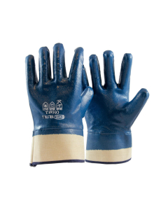 Nitrilhanske Blå Med Mansjett str. 10.5 570.73 12par/bnt B