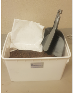 Kallak Torvstrø 15Liter spillkit inkl. avfallssekk og feieset