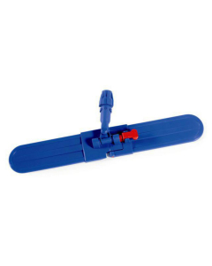 Moppestativ m/fotpedal blå plast 40cm