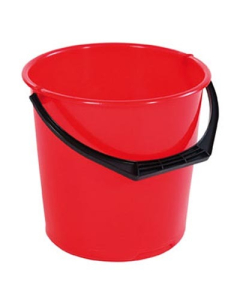 Vaskebøtte 10 liter RØD B