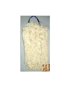 KANTESTATIVMOPP HVIT 30 CM M/BORRELÅS (FRYNSER) B