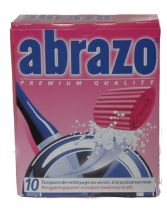 STÅLULL PUTER ABRAZO 10STK/PAK 24PAK/KRT