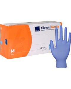 Nitril Hanske Medium Blå U/P 150stk/pak 10pak/krt 290419 B