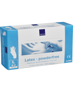 Latexhanske Natur u/p Large 100stk/pak 10pak/krt 4389 B