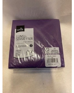 Servietter lilla 50stk/pak
