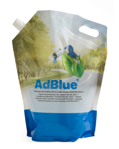 Adblue 4Liter med påfyllingstut 3x4Liter/krt 100004