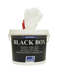 Deb Swarfega Black Box renseservietter 150ark/boks 642401