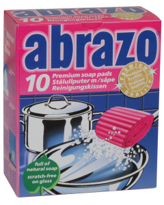 STÅLULLPUTER M/SÅPE Abrazo 470522 200STK/KRT